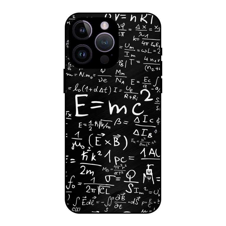 Physics Equation Metal Back Case for iPhone 14 Pro Max