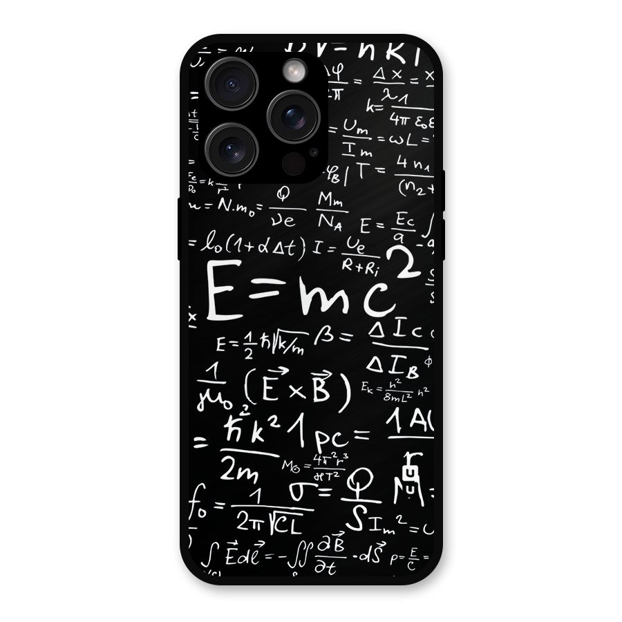 Physics Equation Metal Back Case for iPhone 15 Pro Max