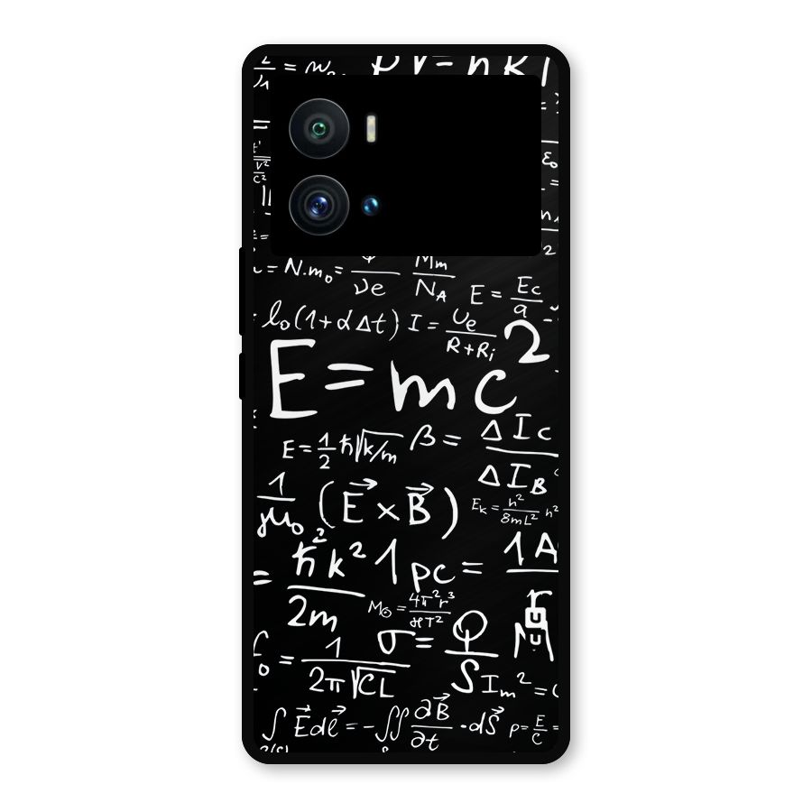 Physics Equation Metal Back Case for iQOO 9 Pro