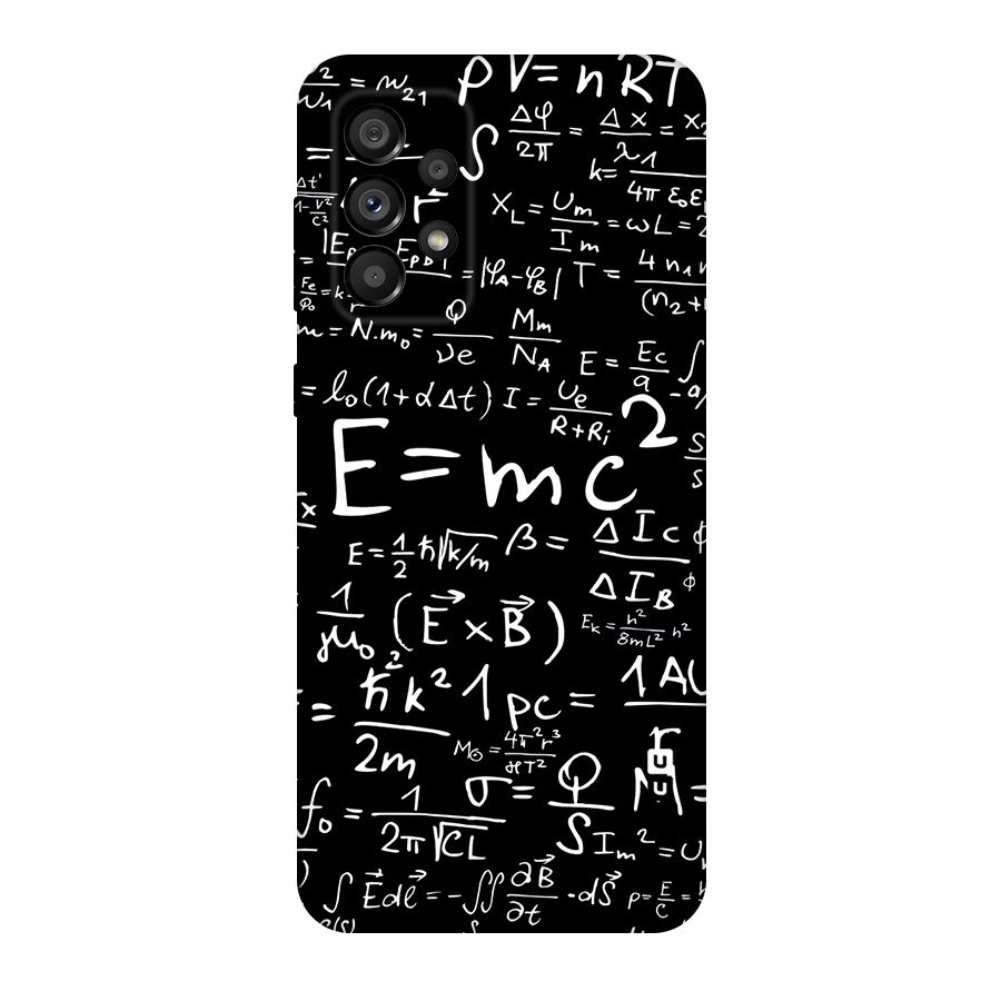 Physics Equation Original Polycarbonate Back Case for Galaxy A73 5G