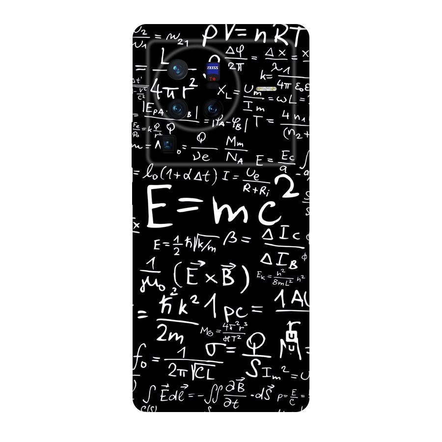 Physics Equation Original Polycarbonate Back Case for Vivo X80