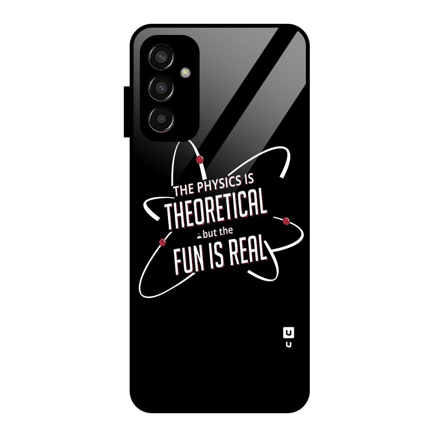 Physics Theoretical Fun Real Glass Back Case for Galaxy F13