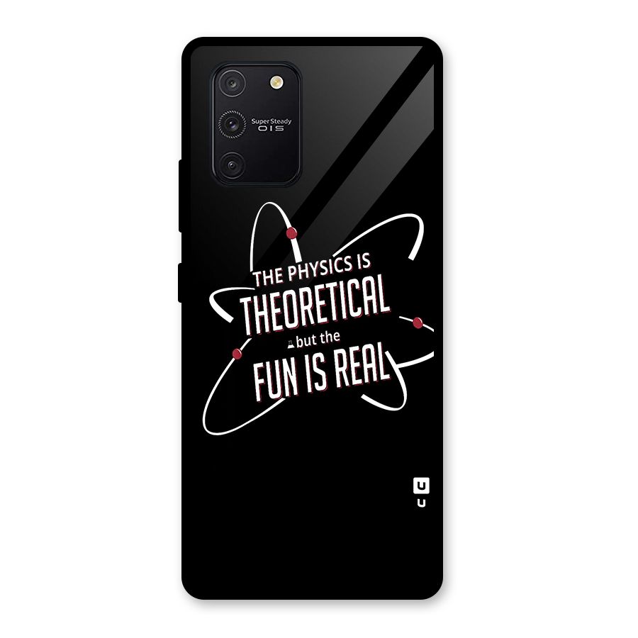 Physics Theoretical Fun Real Glass Back Case for Galaxy S10 Lite