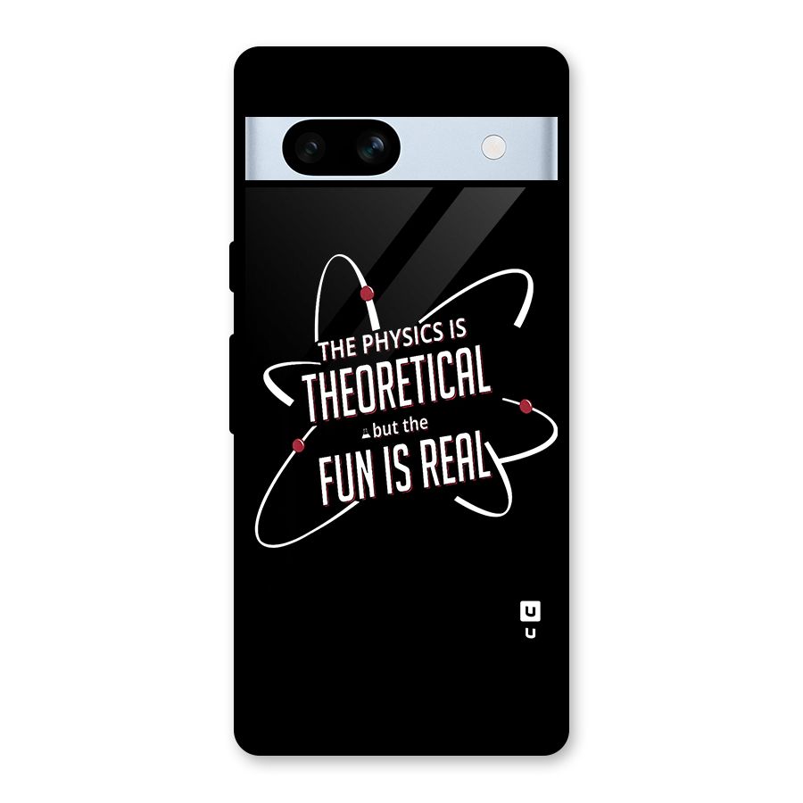 Physics Theoretical Fun Real Glass Back Case for Google Pixel 7a