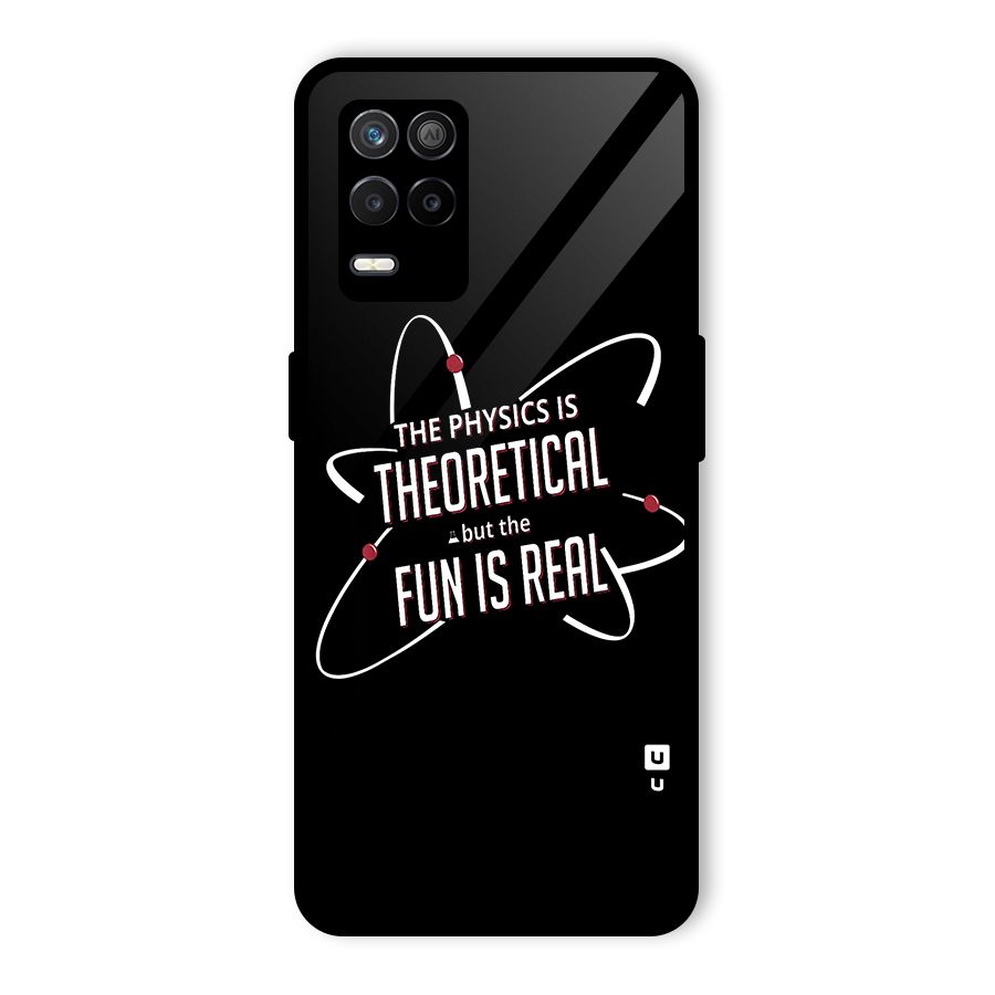 Physics Theoretical Fun Real Glass Back Case for Realme 8s 5G