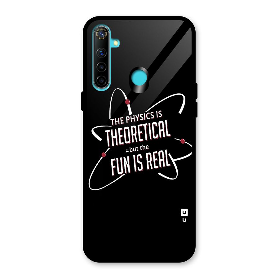 Physics Theoretical Fun Real Glass Back Case for Realme Narzo 10