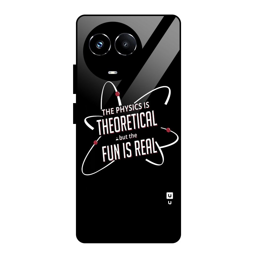 Physics Theoretical Fun Real Glass Back Case for Realme Narzo 60X