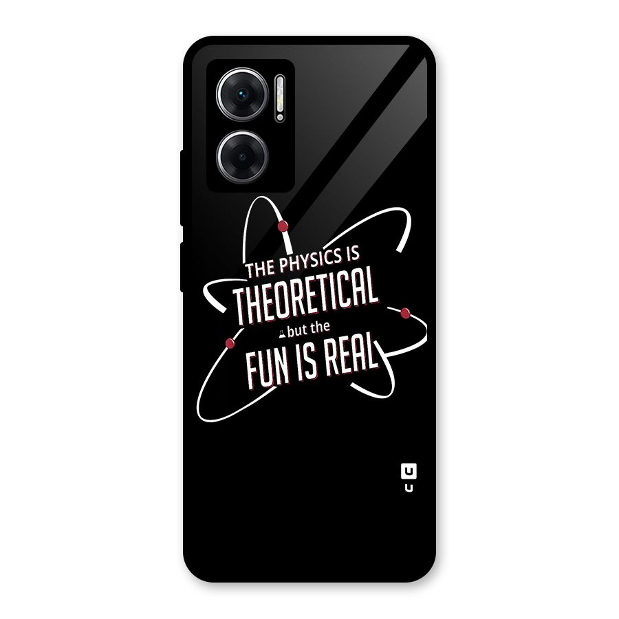 Physics Theoretical Fun Real Glass Back Case for Redmi 11 Prime 5G