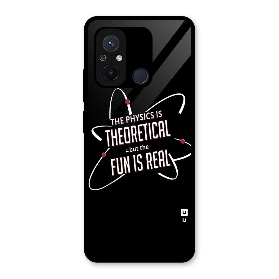 Physics Theoretical Fun Real Glass Back Case for Redmi 12C