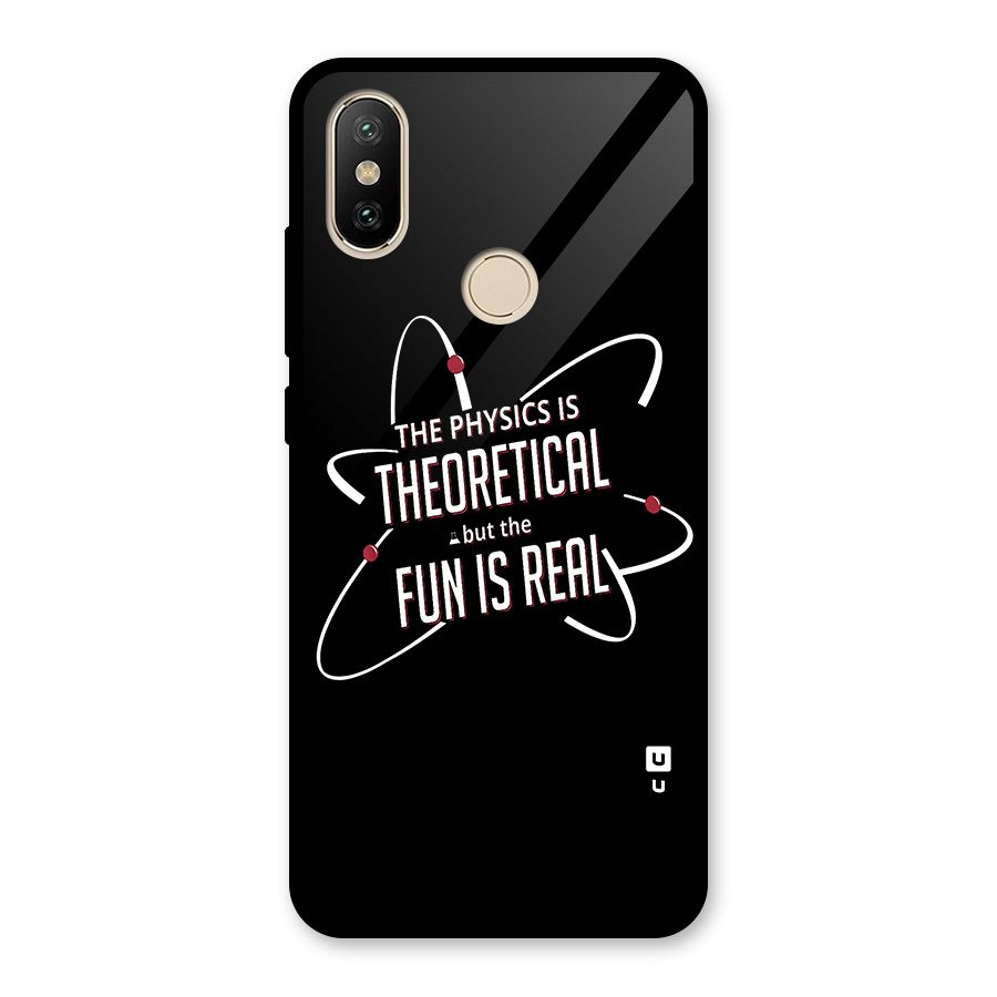 Physics Theoretical Fun Real Glass Back Case for Redmi A2