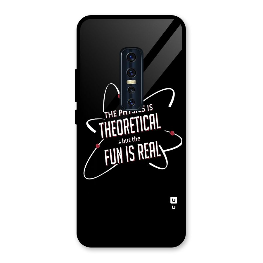 Physics Theoretical Fun Real Glass Back Case for Vivo V17 Pro