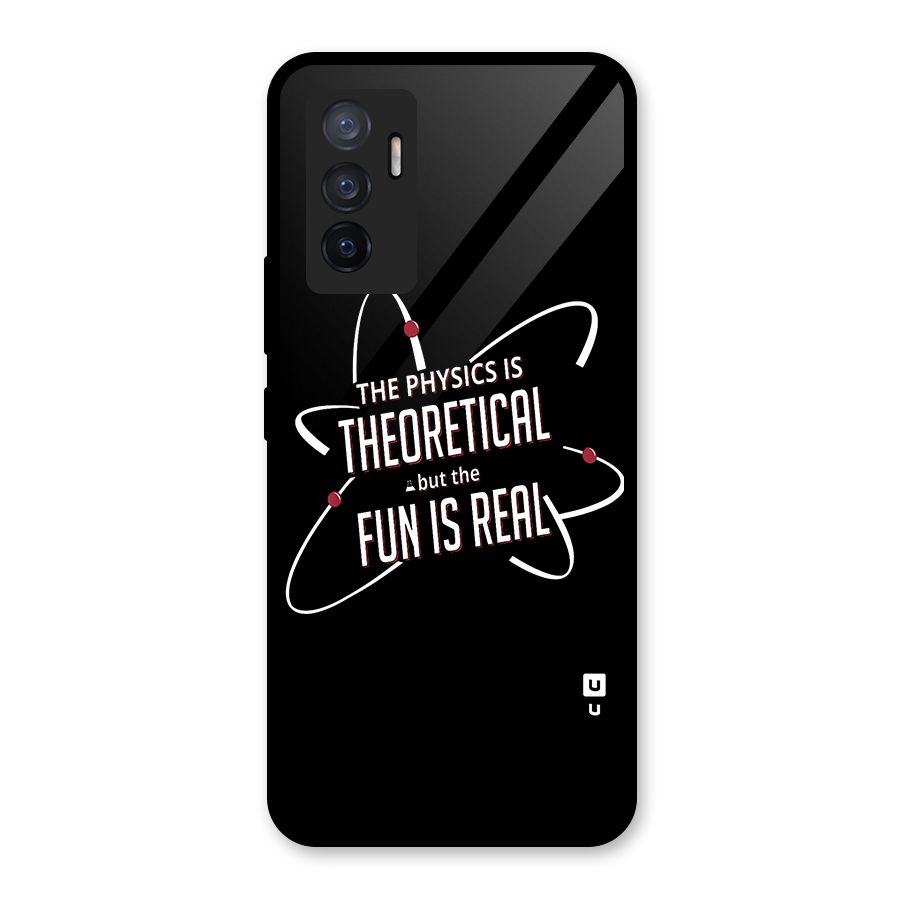 Physics Theoretical Fun Real Glass Back Case for Vivo V23e