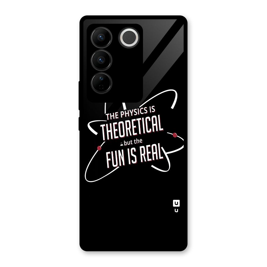 Physics Theoretical Fun Real Glass Back Case for Vivo V27