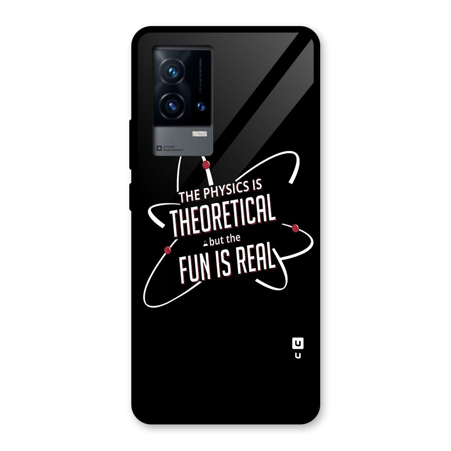 Physics Theoretical Fun Real Glass Back Case for iQOO 9 5G