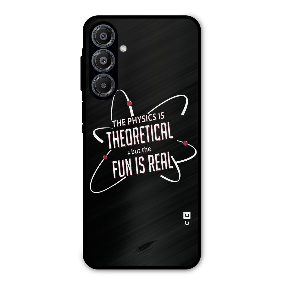 Physics Theoretical Fun Real Metal Back Case for Galaxy A16 5G