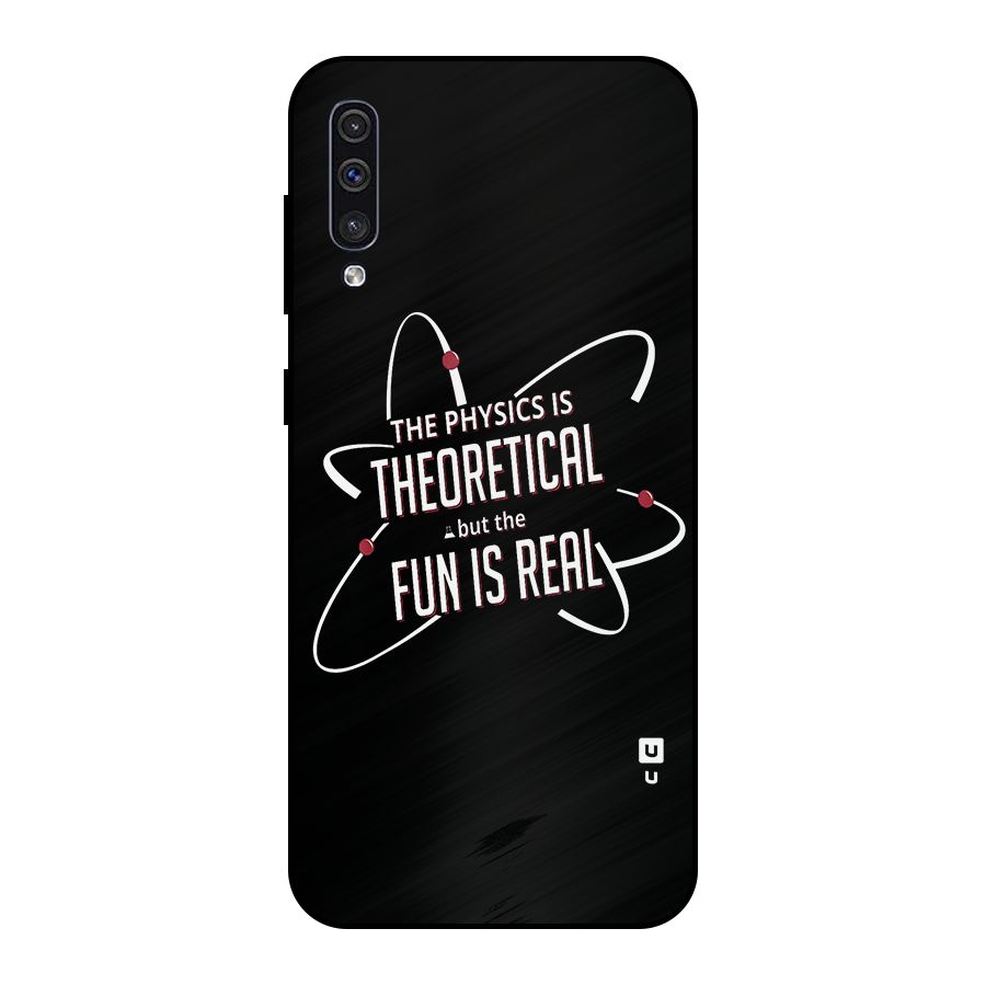 Physics Theoretical Fun Real Metal Back Case for Galaxy A50