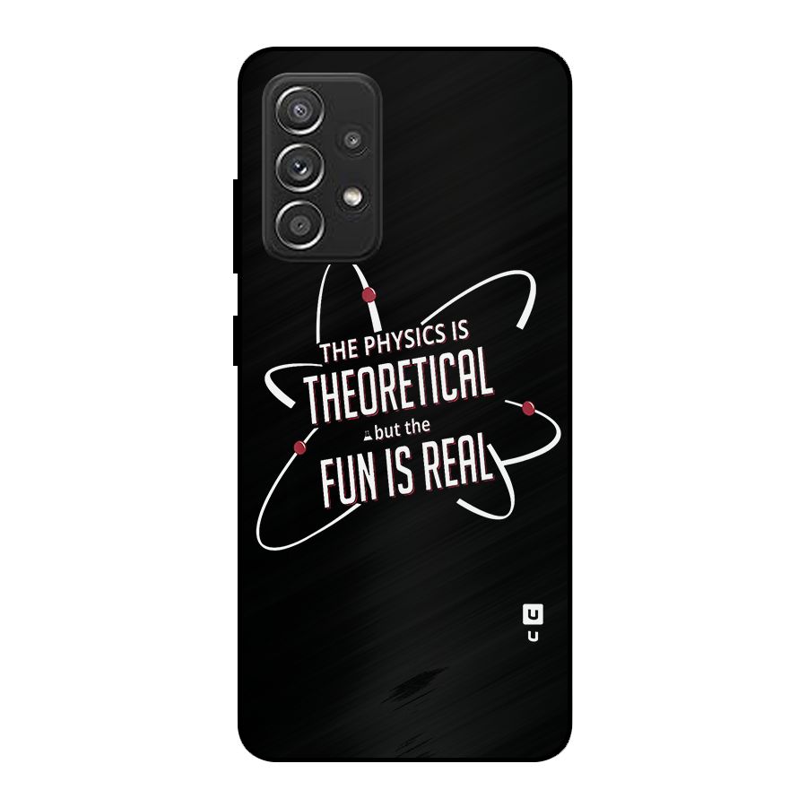 Physics Theoretical Fun Real Metal Back Case for Galaxy A52s 5G