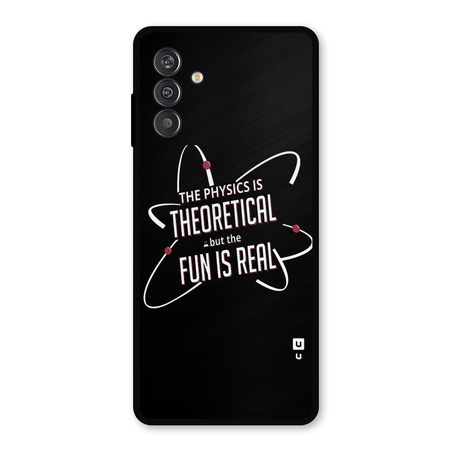 Physics Theoretical Fun Real Metal Back Case for Galaxy F13