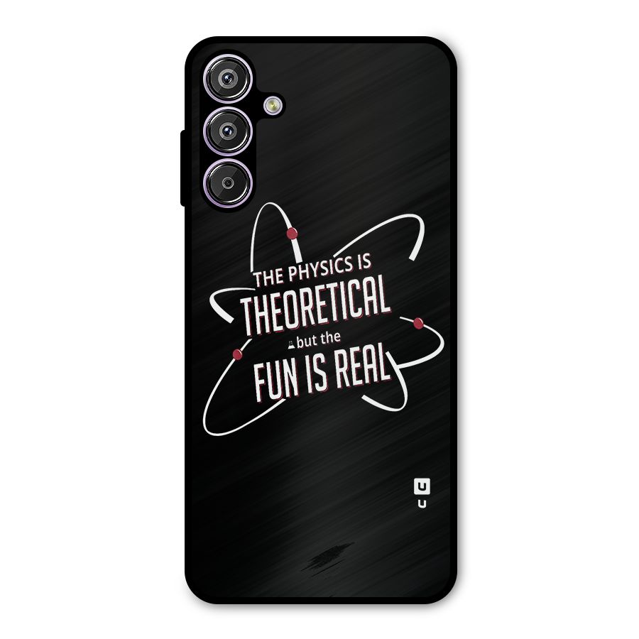 Physics Theoretical Fun Real Metal Back Case for Galaxy F15