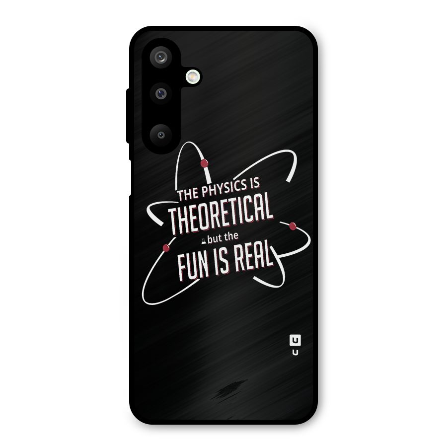 Physics Theoretical Fun Real Metal Back Case for Galaxy M16