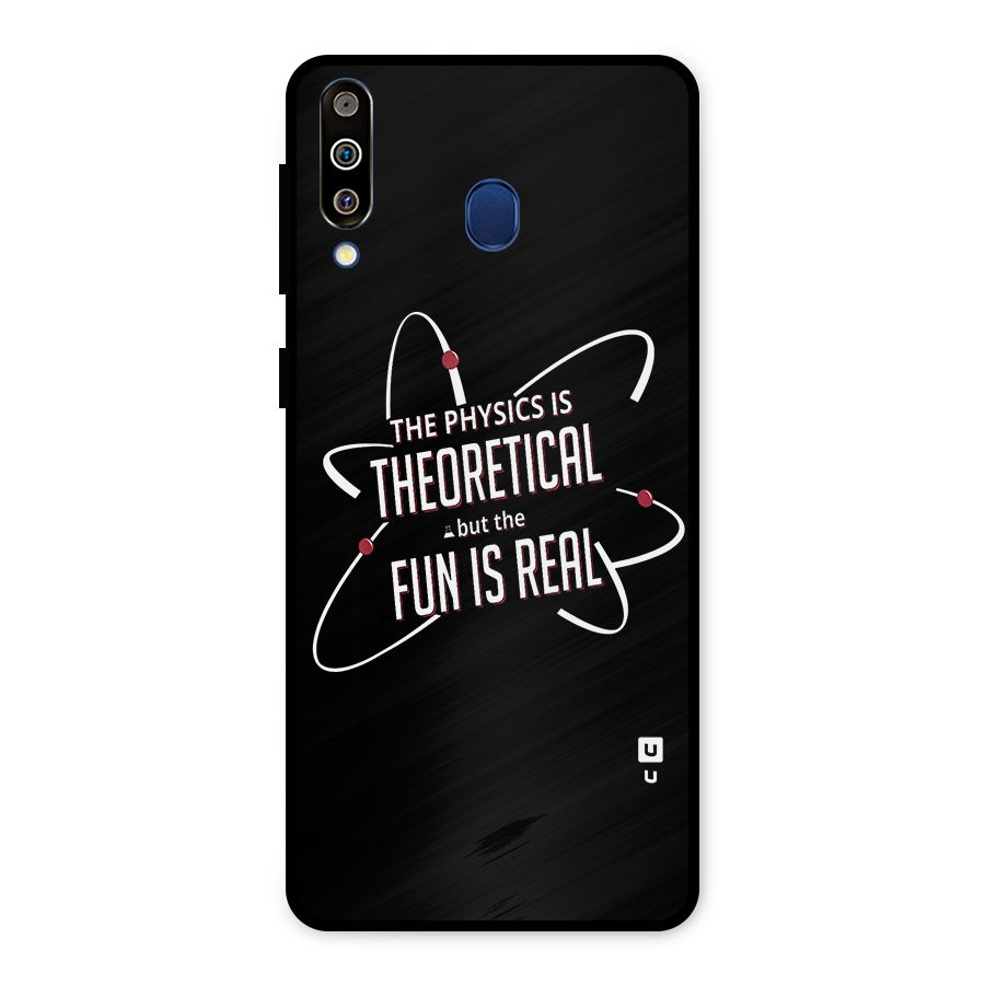 Physics Theoretical Fun Real Metal Back Case for Galaxy M30