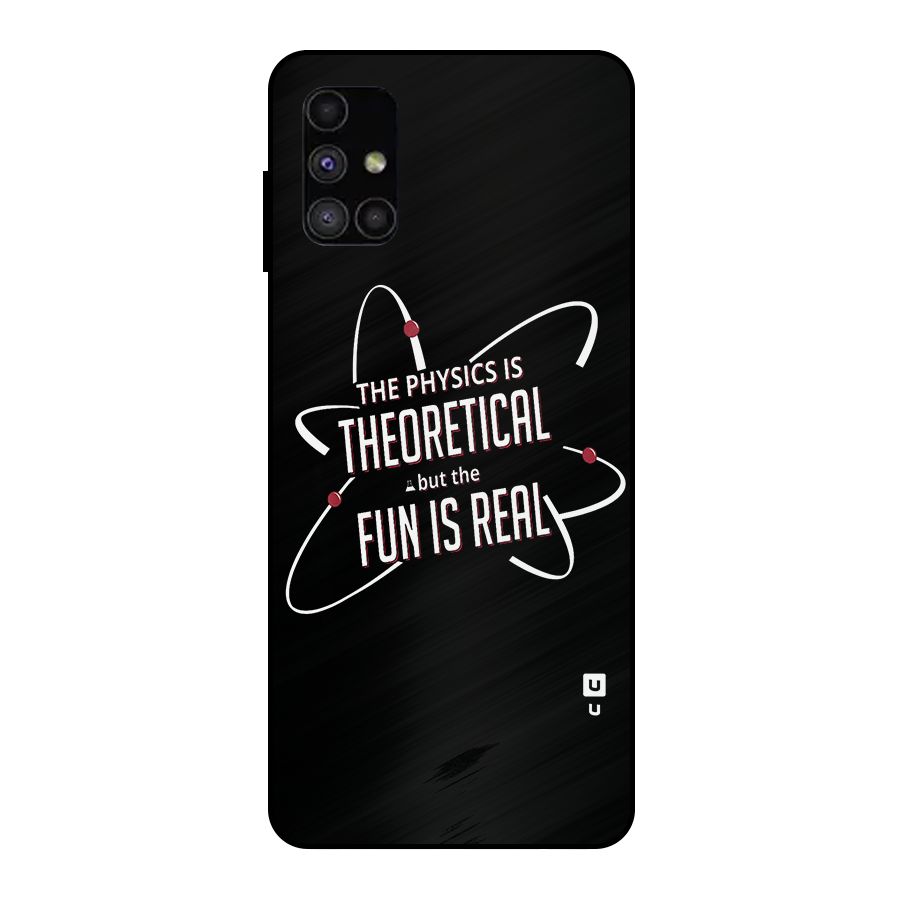 Physics Theoretical Fun Real Metal Back Case for Galaxy M51
