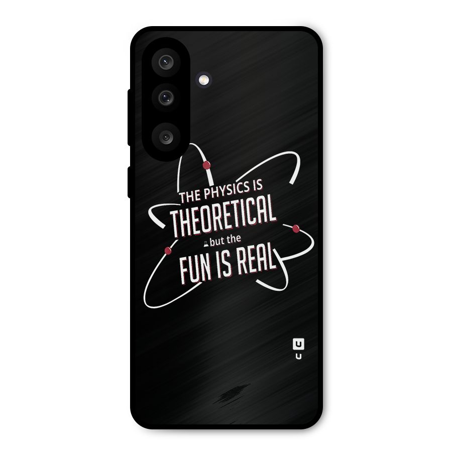 Physics Theoretical Fun Real Metal Back Case for Galaxy M56