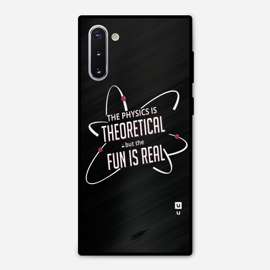 Physics Theoretical Fun Real Metal Back Case for Galaxy Note 10
