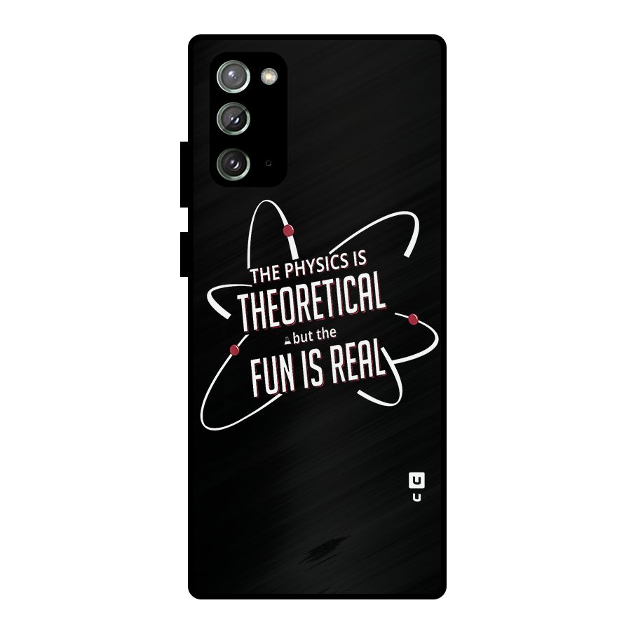 Physics Theoretical Fun Real Metal Back Case for Galaxy Note 20