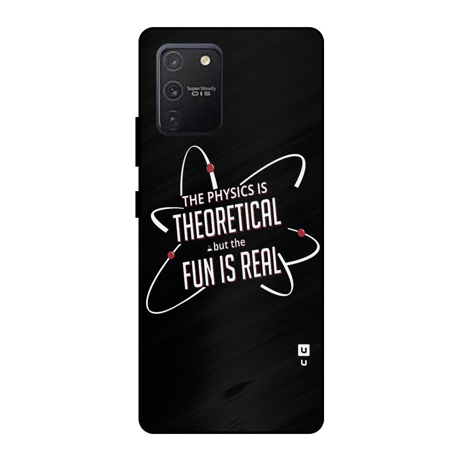 Physics Theoretical Fun Real Metal Back Case for Galaxy S10 Lite