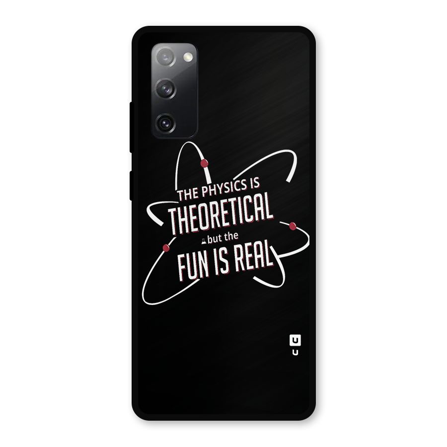 Physics Theoretical Fun Real Metal Back Case for Galaxy S20 FE