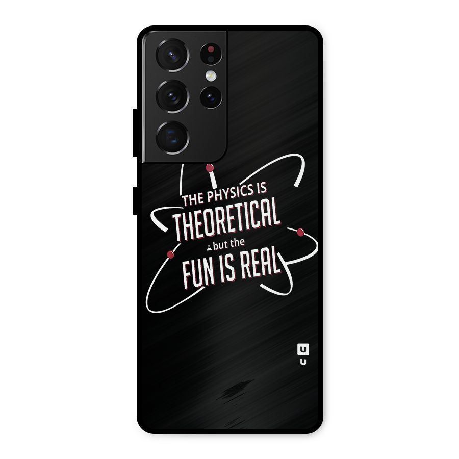Physics Theoretical Fun Real Metal Back Case for Galaxy S21 Ultra 5G