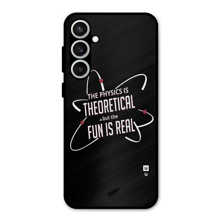 Physics Theoretical Fun Real Metal Back Case for Galaxy S23 FE