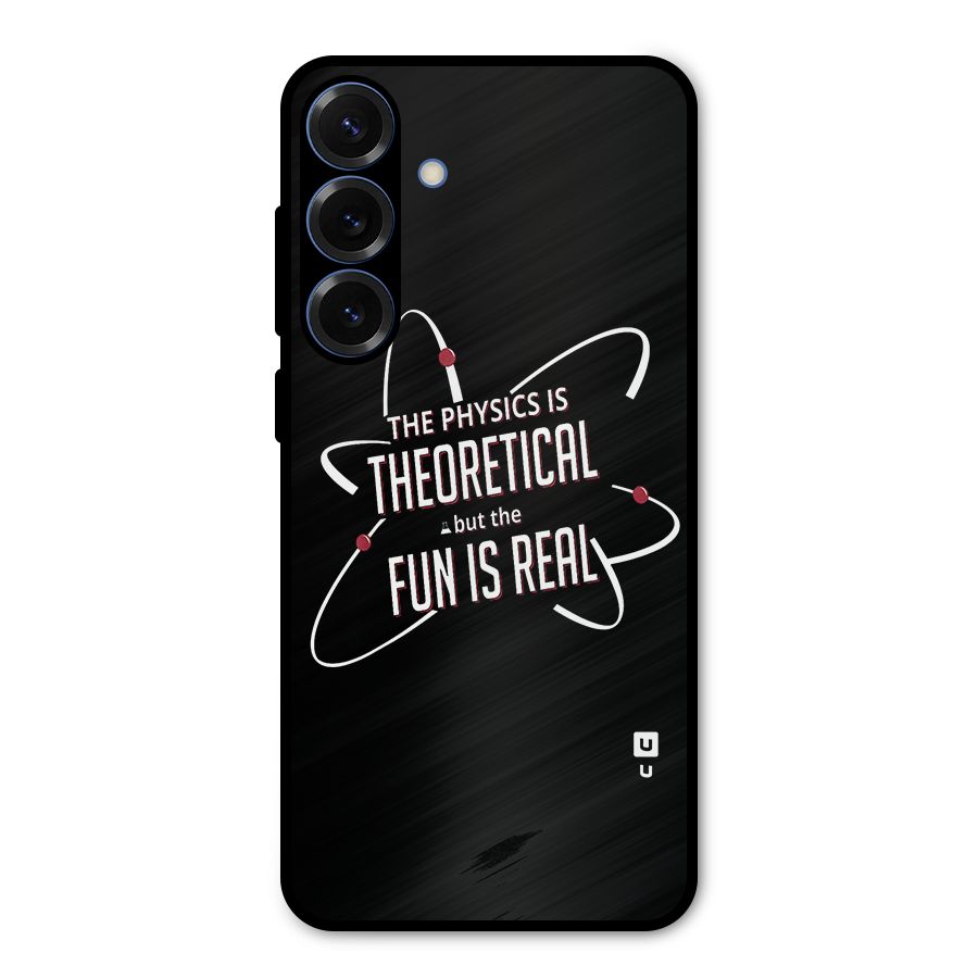 Physics Theoretical Fun Real Metal Back Case for Galaxy S25 Plus
