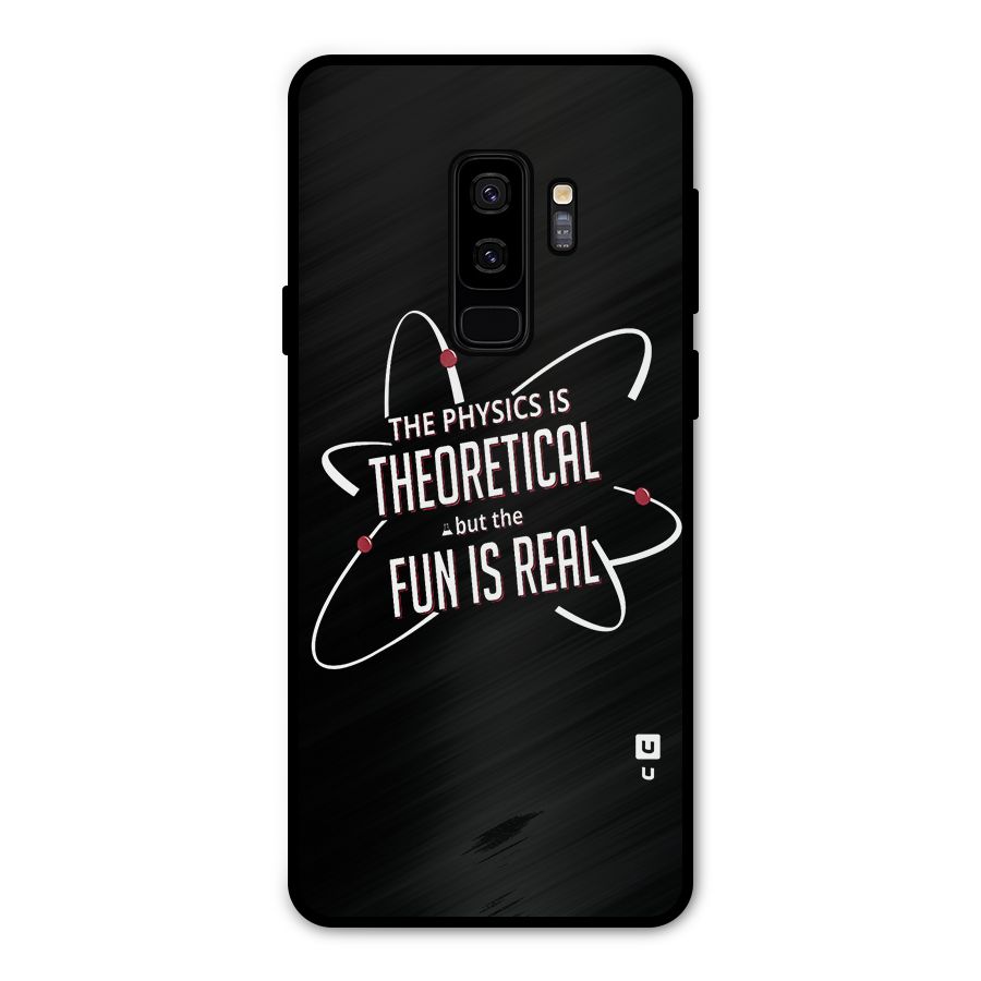 Physics Theoretical Fun Real Metal Back Case for Galaxy S9 Plus