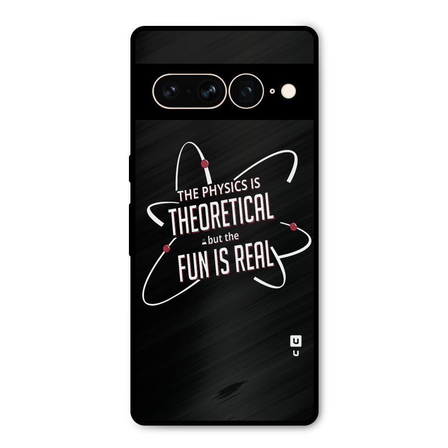 Physics Theoretical Fun Real Metal Back Case for Google Pixel 7 Pro