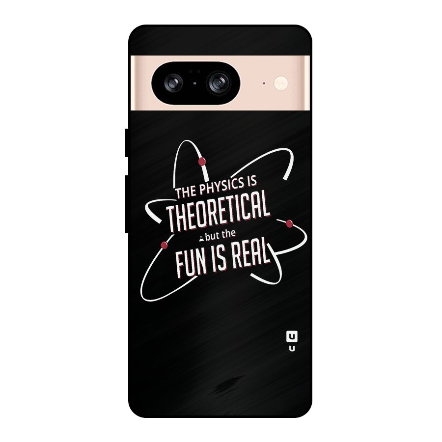 Physics Theoretical Fun Real Metal Back Case for Google Pixel 8