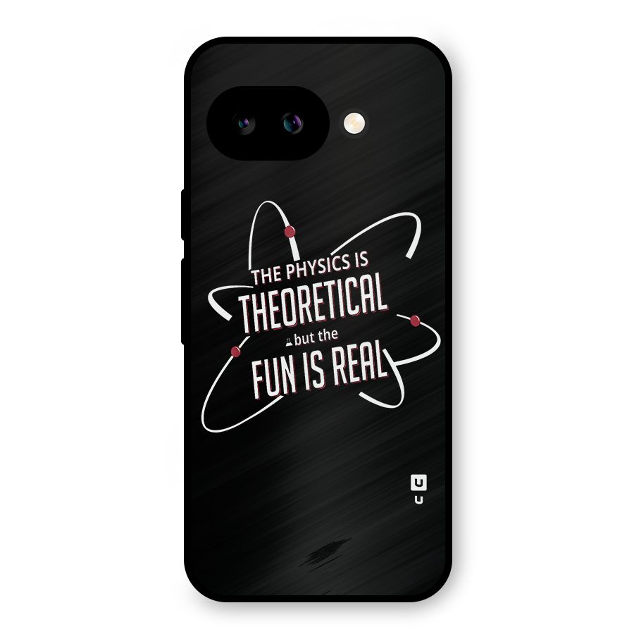 Physics Theoretical Fun Real Metal Back Case for Google Pixel 9a