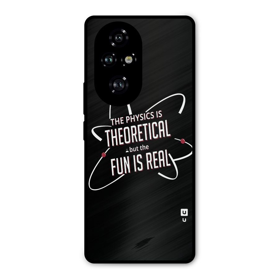 Physics Theoretical Fun Real Metal Back Case for Honor 200 Pro