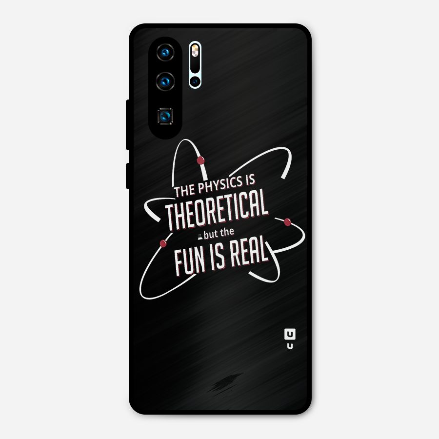 Physics Theoretical Fun Real Metal Back Case for Huawei P30 Pro