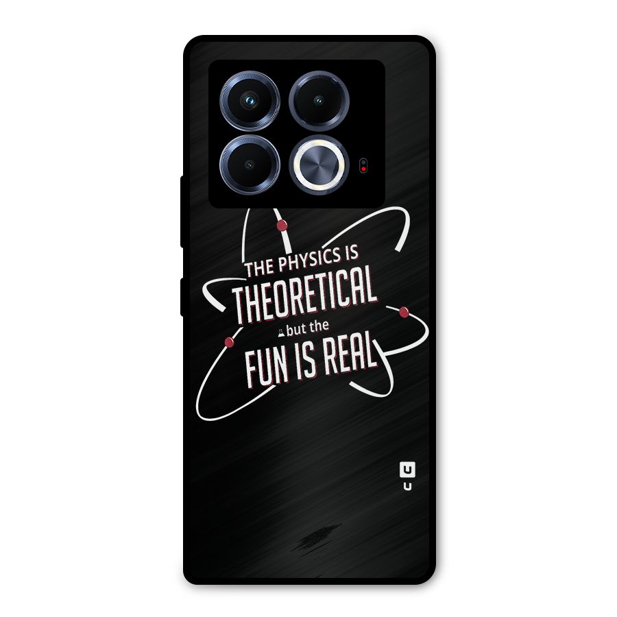 Physics Theoretical Fun Real Metal Back Case for Infinix Note 40 5G