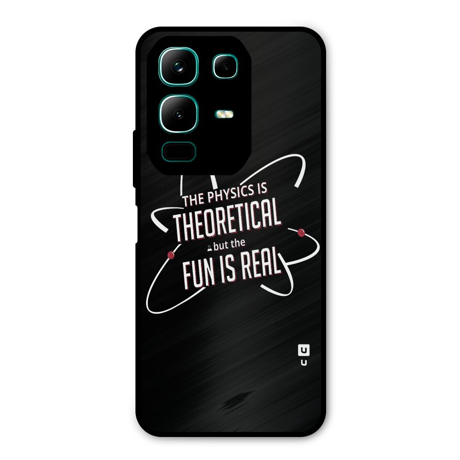 Physics Theoretical Fun Real Metal Back Case for Infinix Note 50x