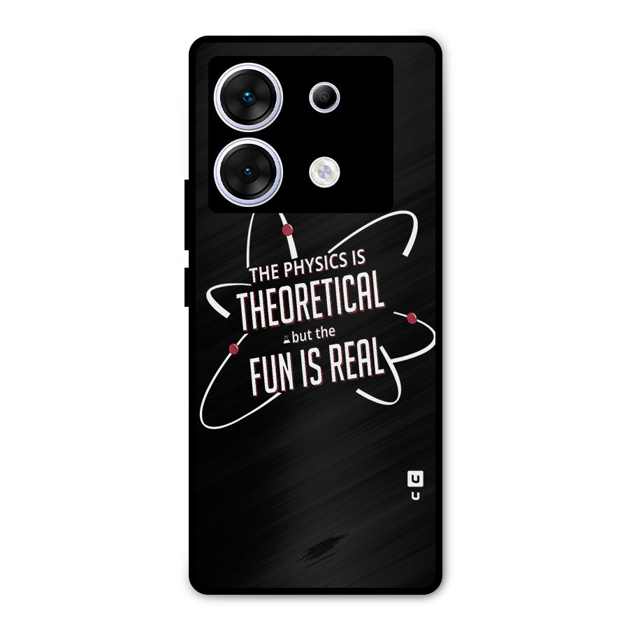 Physics Theoretical Fun Real Metal Back Case for Infinix Zero 30 5G