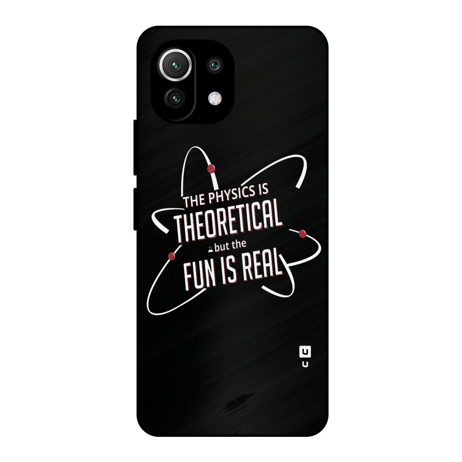 Physics Theoretical Fun Real Metal Back Case for Mi 11 Lite NE 5G