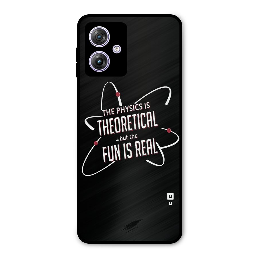 Physics Theoretical Fun Real Metal Back Case for Moto G64