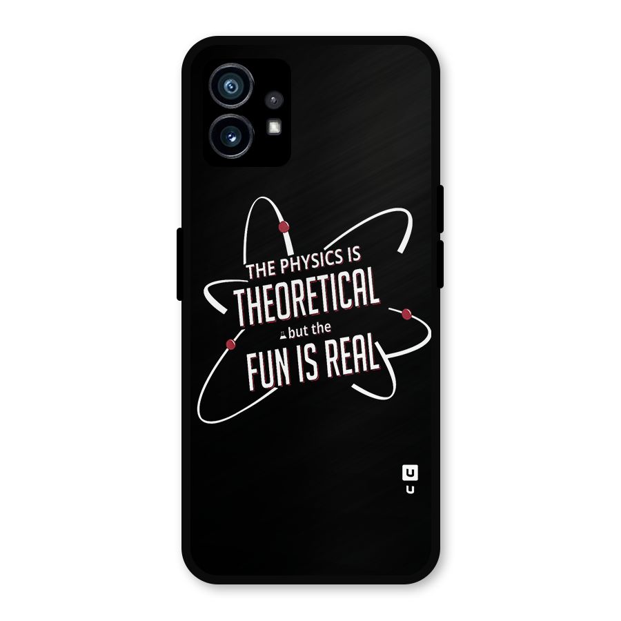 Physics Theoretical Fun Real Metal Back Case for Nothing Phone 1