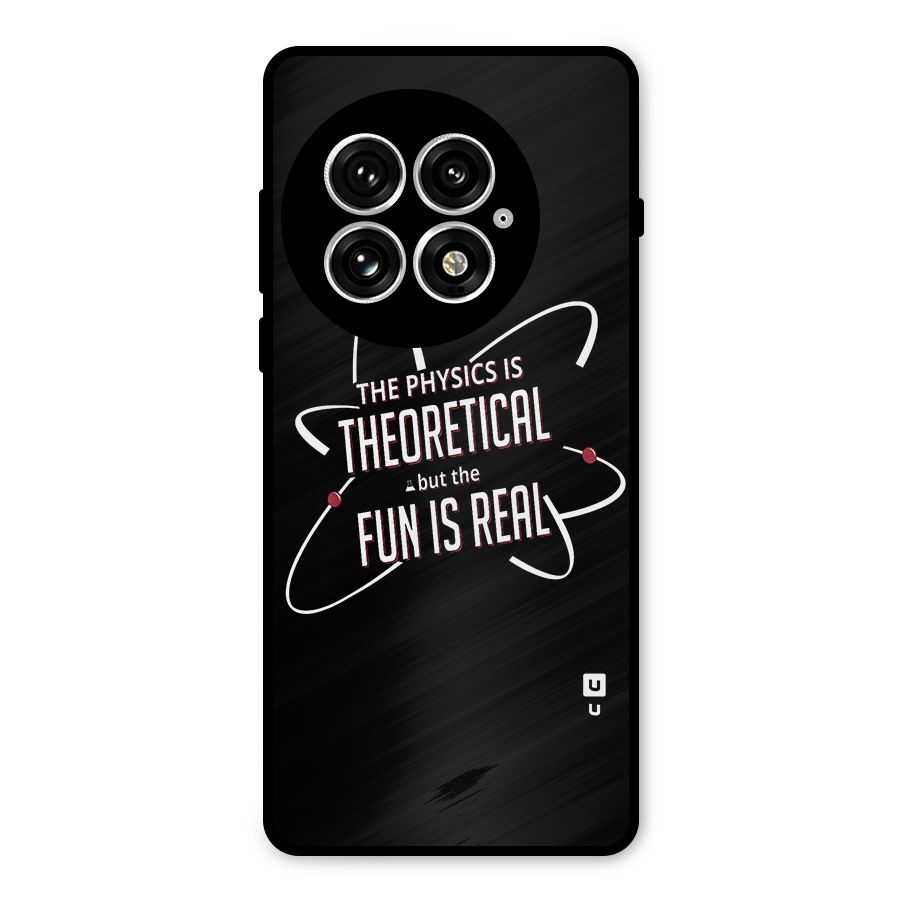 Physics Theoretical Fun Real Metal Back Case for OnePlus 13