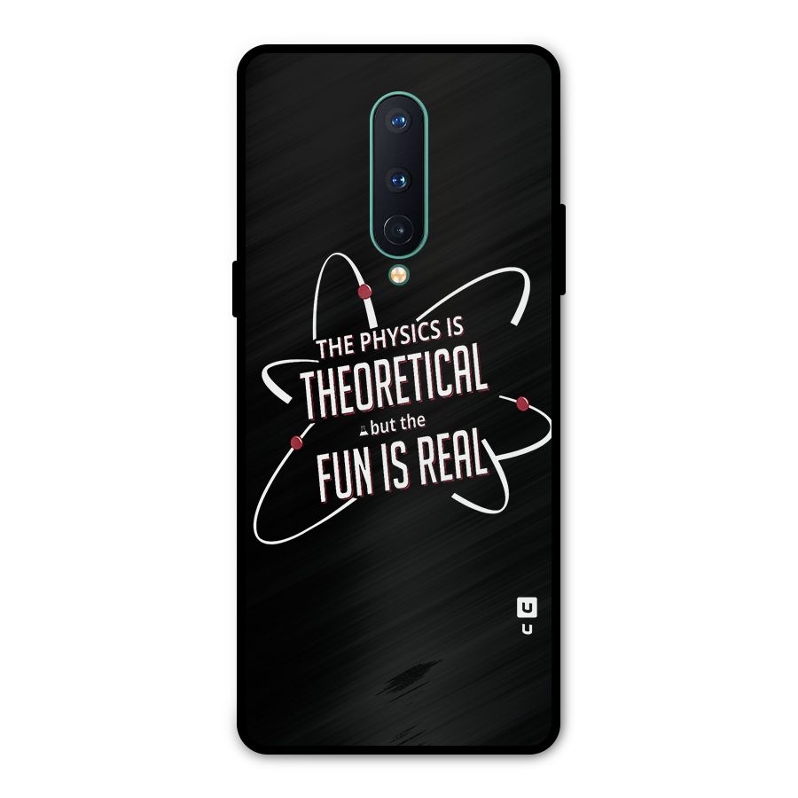 Physics Theoretical Fun Real Metal Back Case for OnePlus 8