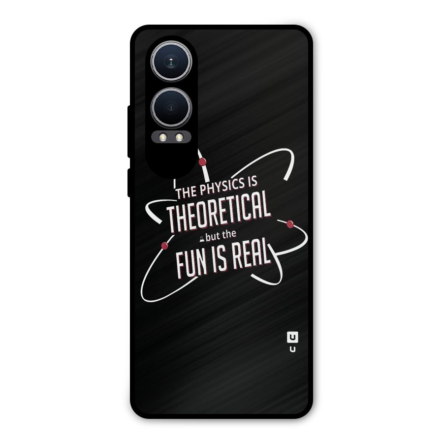 Physics Theoretical Fun Real Metal Back Case for OnePlus Nord CE4 Lite