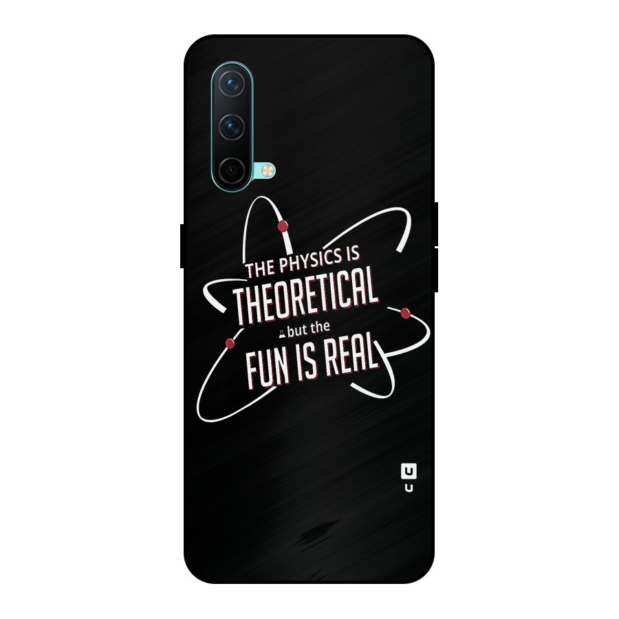 Physics Theoretical Fun Real Metal Back Case for OnePlus Nord CE 5G